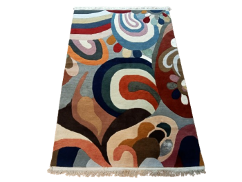 Handknotted/Handmade Nepali Woolen Carpet-Galaicha 60 Knots 121 Cm x 182 Cm