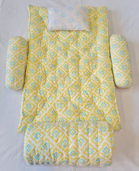 Yellow Spade Baby Bedding Set