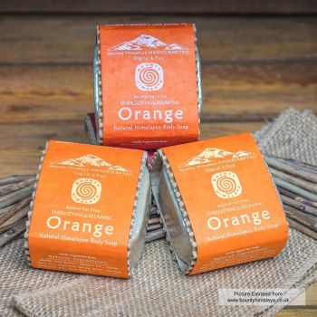  Energying & Relaxing, Orange , Bounty Himalaya Handcrafted Original & Pure