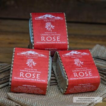  Caring & Uplifting Rose , Bounty Himalaya Handcrafted Original & Pure