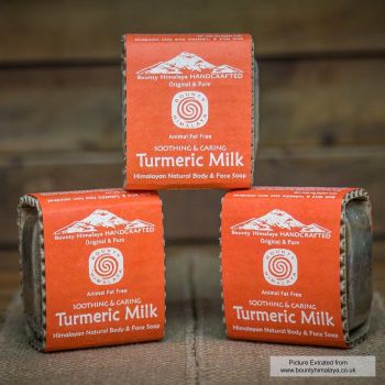 Soothing & Caring Turmeric Milk , Bounty Himalaya Handcrafted Original & Pure