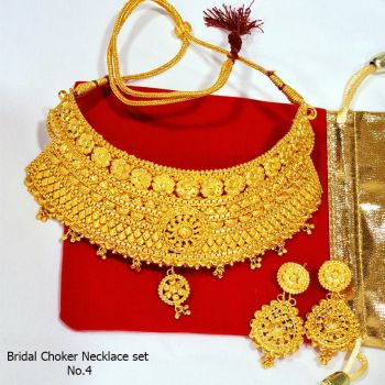 Bridal Choker Necklace set No.4