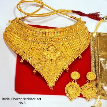 Bridal Choker Necklace Set No.8