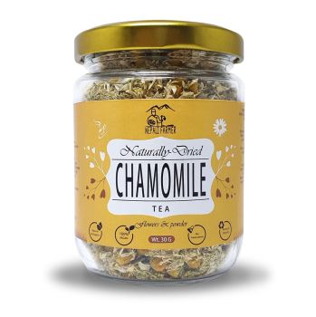 Natural and Organic Vegan Naturally Dried Chamomile Tea 30 G
