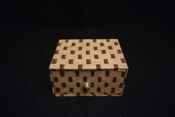 Attractive Patterned Lokta Paper Drawer Box