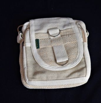 Small and Portable Hemp Messenger Bag