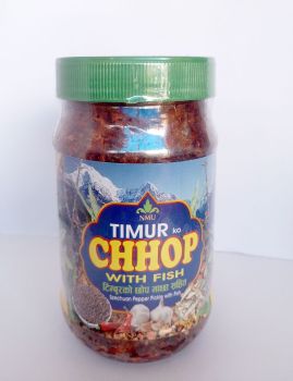 100% Natural No added Flavour Zanthoxylum Timur  Pickle Chhop With Fish