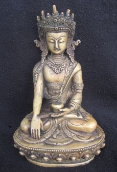 Antique Master Quality Handmade Bronze Buddha Rupa, Nepal
