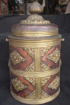 Antique Tibetan Master Quality Handmade Copper Kitchen Pot Solak, Nepal