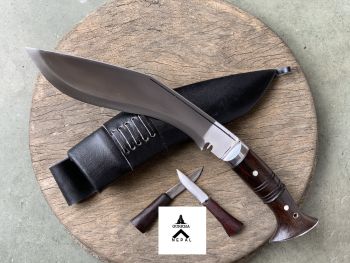 Gurkha Nepal Hand-Forged Classic Service Khukuri 10.5 Inches Full Tang Blade