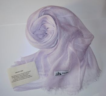 Linen Scarf | Lavender Color | Handwoven | Lint-free | Soft Quality | Unisex | Both suitable for Summer and Winter | Breathable