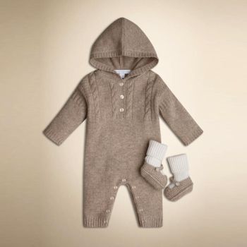 Pure Cashmere  Jumsuit baby Set Hand  Made In Nepal