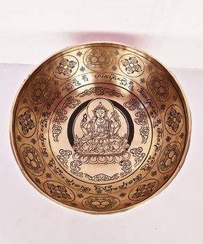 Handmade Tibetian Meditation Singing Bowl 