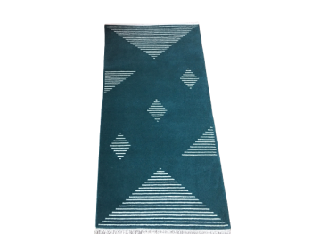 Handknotted/Handmade Nepali Woolen Carpet 60 Knots 74 Cm x 146 Cm (2.43 Ft x 4.79 Ft)
