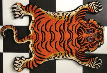 Handmade Tiger Rug-s
