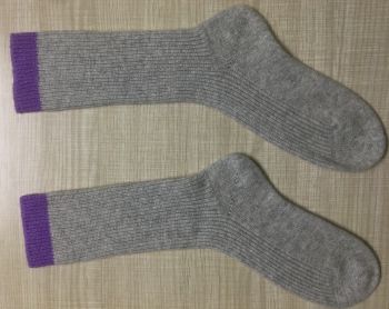 Pure Cashmere  socks  Hand knit  in nepal 