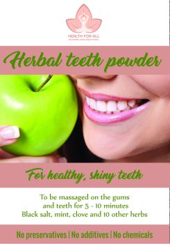 100% Natural Herbal Teeth Powder 100gm