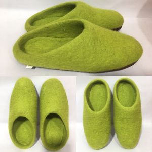 Handmade Pure Woolen Unisex Felted Shoes Slippers