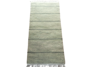 Hand-woven Carpet -Durry Size 64 Cm x 128 Cm (2.10  Ft x 4.20 Ft)