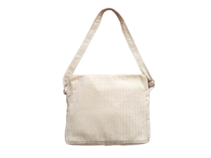 Hemp & Cotton Mix Messenger Bag With Strap