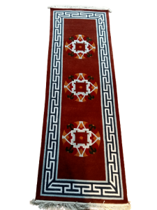 Handknotted/Handmade Nepali Woolen Carpet-Galaicha 60 Knots 62 Cm x 178 Cm