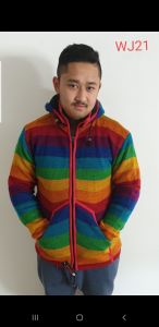100% Woolen Multi-Color Jacket