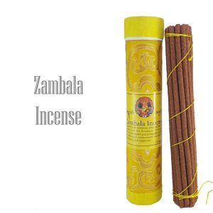  Yellow Jambhala - zambala Buddhist Herbal Incense Tube 