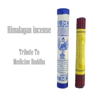  Premium Tribute to Medicine Buddha Himalayan Buddhist Herbal Incense Tube 