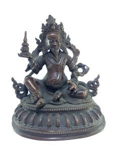  Old Stock , Tibetan Statue of Chatur Maharaj, Chocolate Oxidized , Last Piece