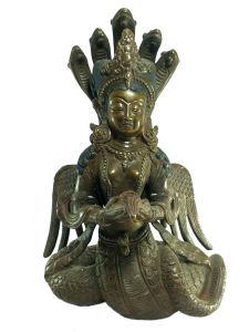  Old Stock Statue of Naga Kanya Oxidized , Last Piece 