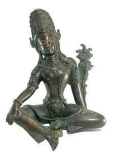  Old Stock Statue of Indra Oxidized , Last Piece 