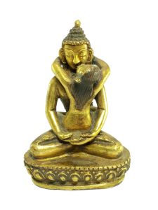  Old Stock Statue of Samantabhadra Full Gold Plated , Last Piece 