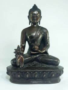 Statue of Medicine Buddha Oxidized 