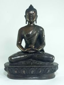 Statue of Amitabha Buddha Oxidized 