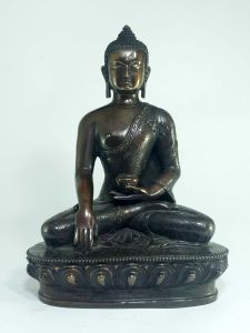 Statue of Shakyamuni Buddha Oxidized 