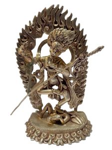  Masterpiece , Sterling Silver, 176 Gram Statue of SinghaMukha, Old Stock 