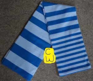 Pure  cashmere Unisex  Stripe  Scarf Hand  Made  In Nepal 