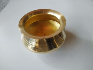 Dhaatu Pure Brass Dane Tasla 10 Inch (Handmade in Nepal by Hanuman Metal Pvt. Ltd)