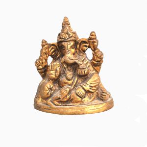 Handmade Brass Ganesh Ganpati Statue Idol