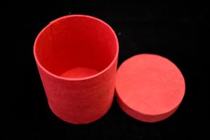 Lokta paper-cylindrical box-pink
