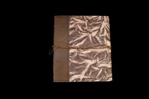 Lokta paper-Folded Cover -Brown Dairy
