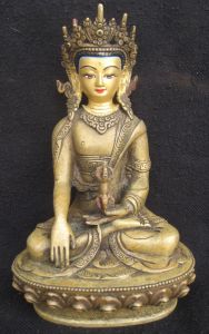 Antique Master Quality Handmade Bronze Vajra Buddha Rupa, Nepal