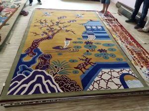 Hand knotted Nepalese tibetan wool rugs
