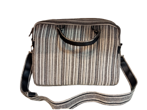 Hemp & Cotton Mix Laptop Bag With Strap and Handle