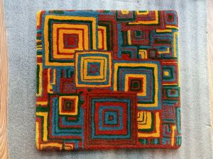 Handtufted/Handmade Nepali Woolen Carpet-Galaicha 2 Ft x 2 Ft