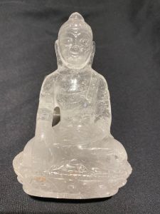 Handmade Crystal Stone Buddha Statue Idol