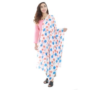 Floral Printed Cashmere Shawl for Women