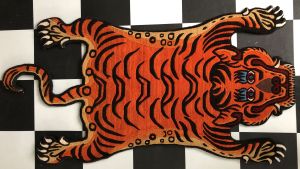 Handmade Tiger Rug-m