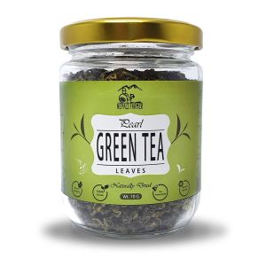 Natural and Organic Naturally Dried Pearl Green Tea 70G.