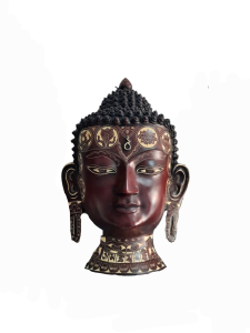 Resin Buddha Mask Carving 12 Inch 